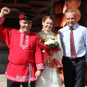 Валерий Гаврилов на празднике в Икше