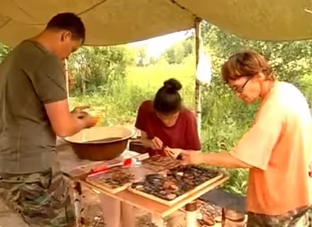 Раскопки в Икше