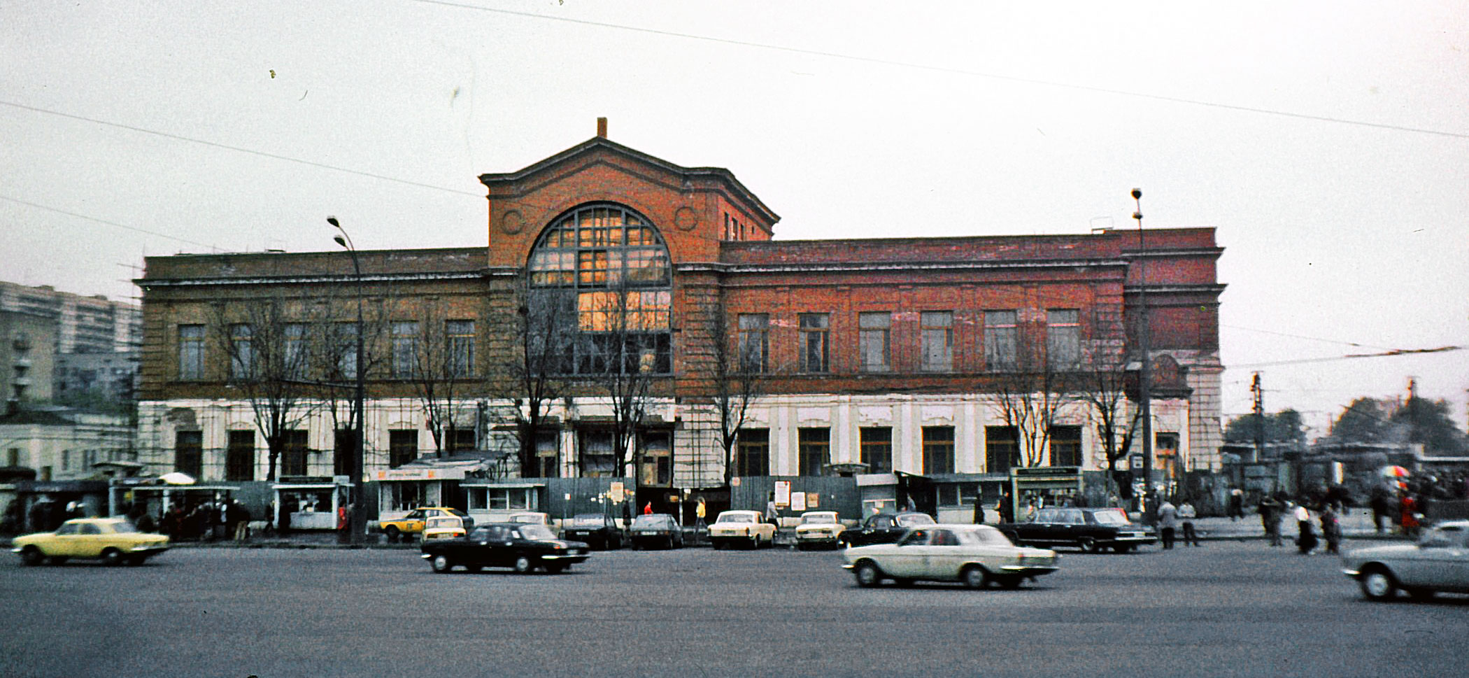 Савеловский вокзал в период реконструкции 90-91 года