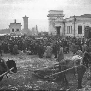 1918-й год. Голод в Москве. Мешочники. Поездка за хлебом.