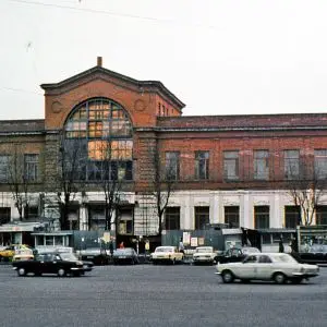 Савёловский вокзал в период реконструкции 90-91 года